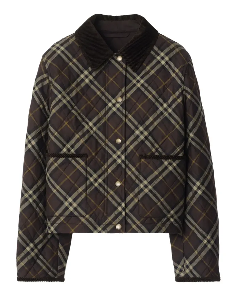 Burberry Karierte Steppjacke - Braun Braun