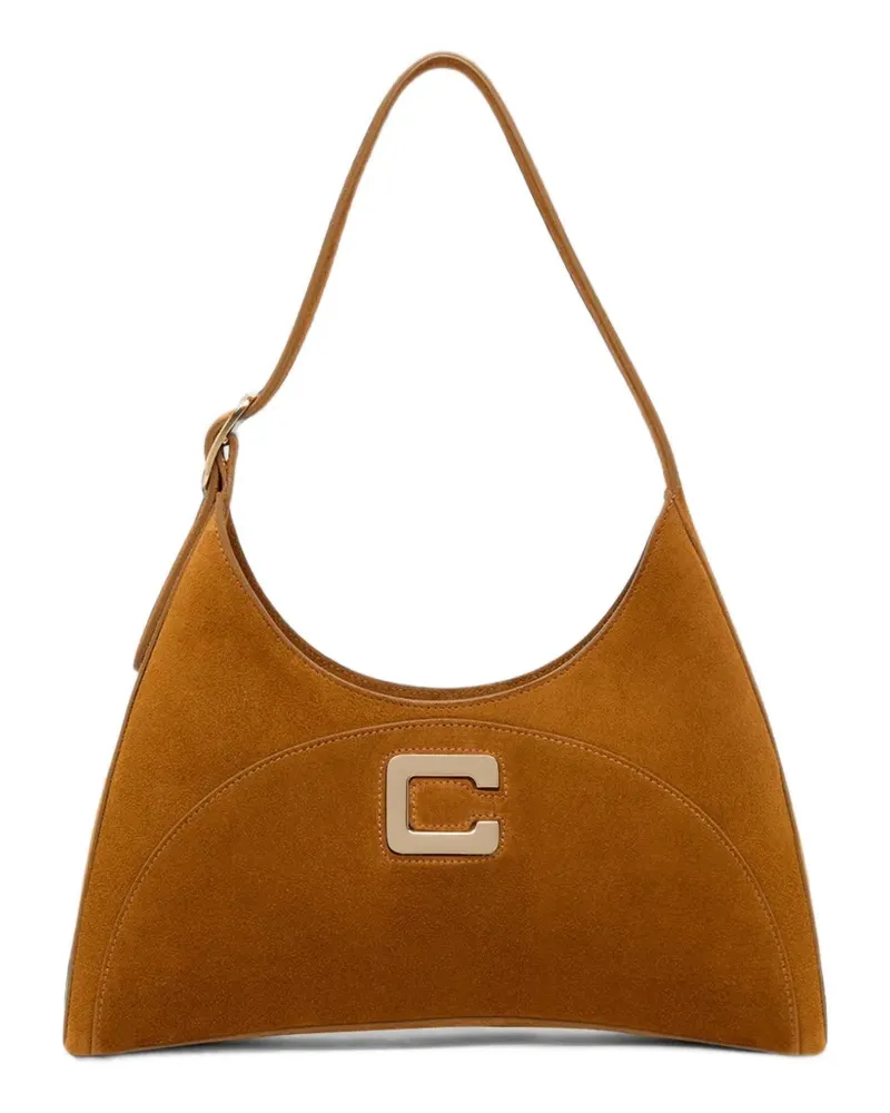 Carel Concorde Schultertasche aus Wildleder - Braun Braun
