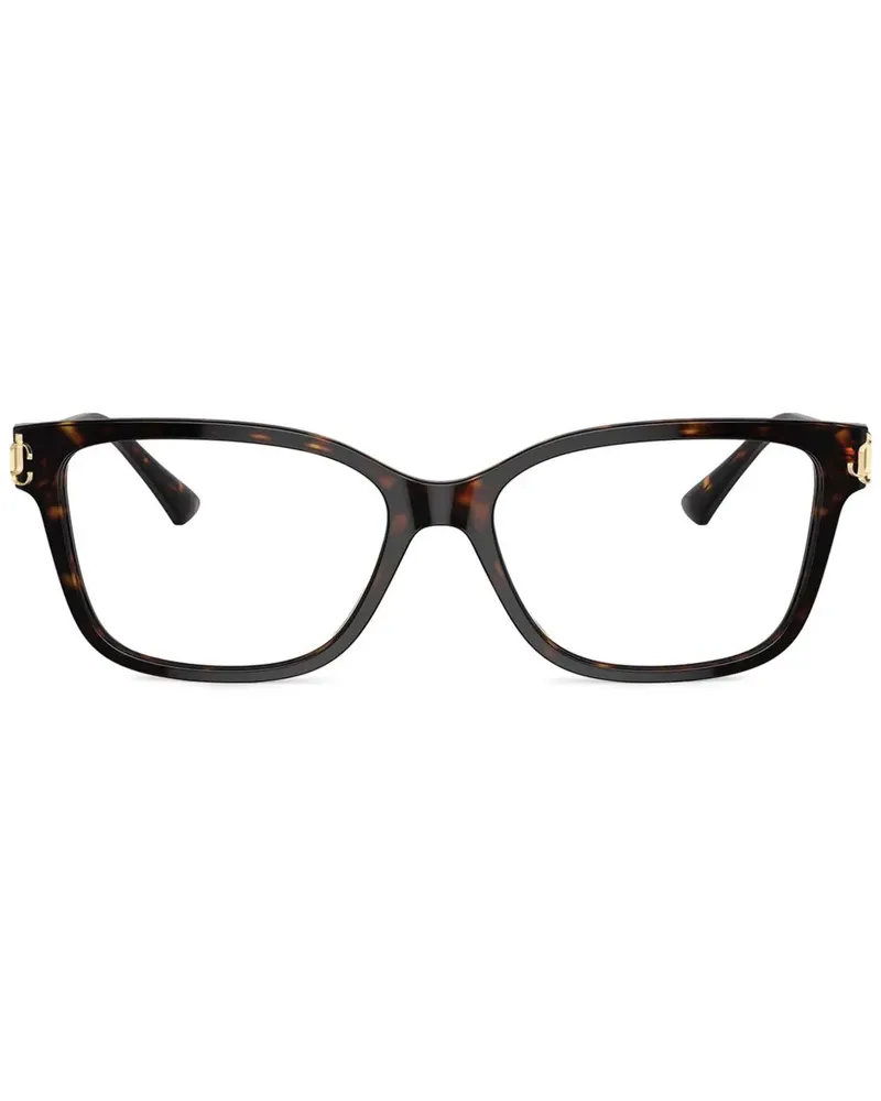Jimmy Choo Brille in Schildpattoptik - Braun Braun