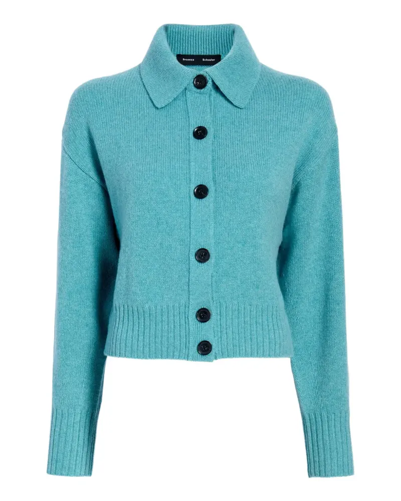 Proenza Schouler Geknöpfter Rocio Cardigan - Blau Blau