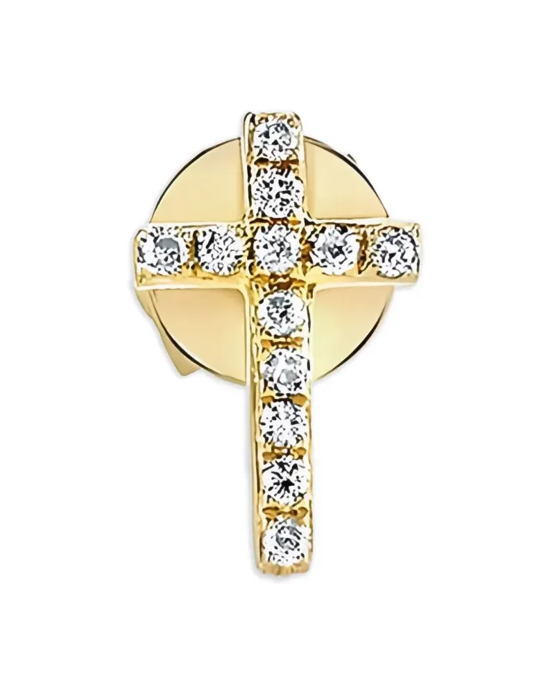 Sydney Evan 14kt Gelbgoldohrring mit Diamant Gold
