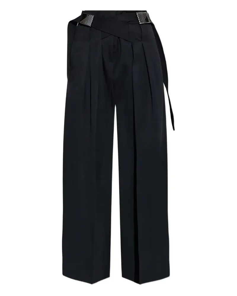 ATTICO Plissierte Hose - Schwarz Schwarz