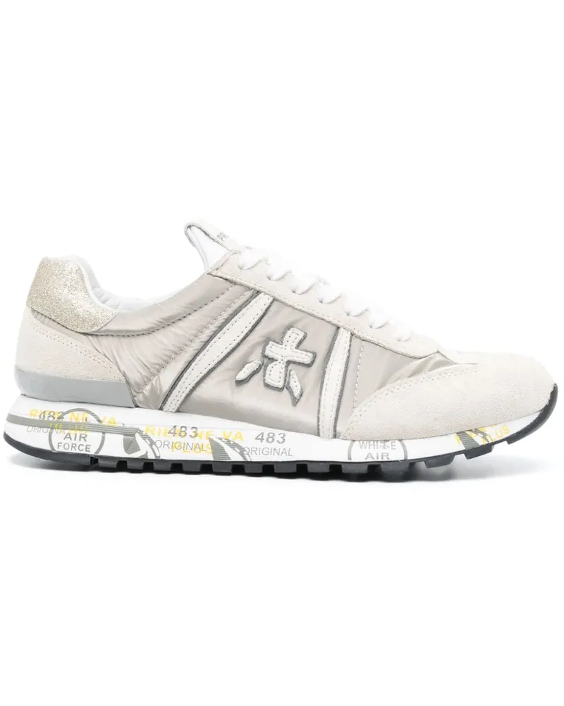 Premiata Sneakers mit Logo-Patch - Nude Nude