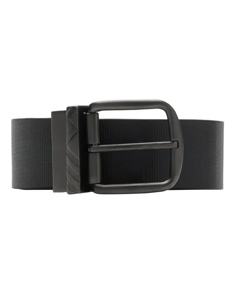 Burberry check-detail belt - Schwarz Schwarz
