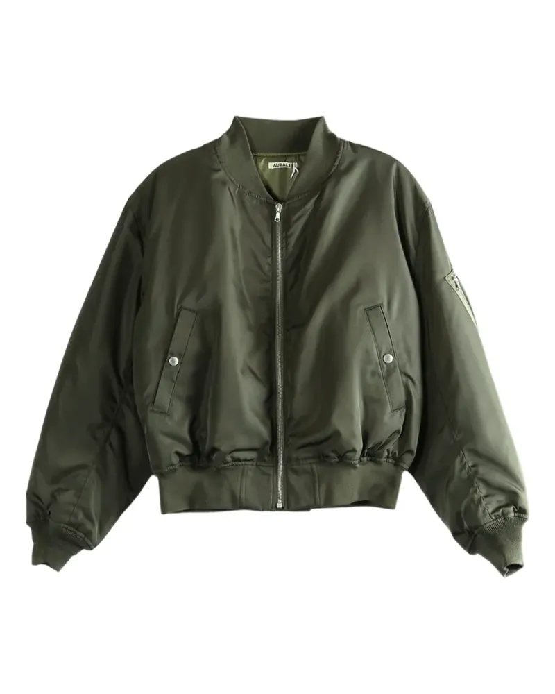 AURALEE zip pocket bomber jacket - Grün Grün