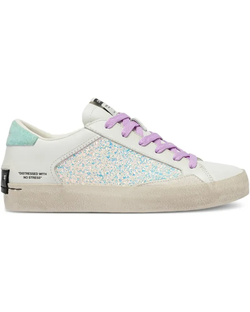 Crime Sneakers im Glitter-Look - Weiß Weiß