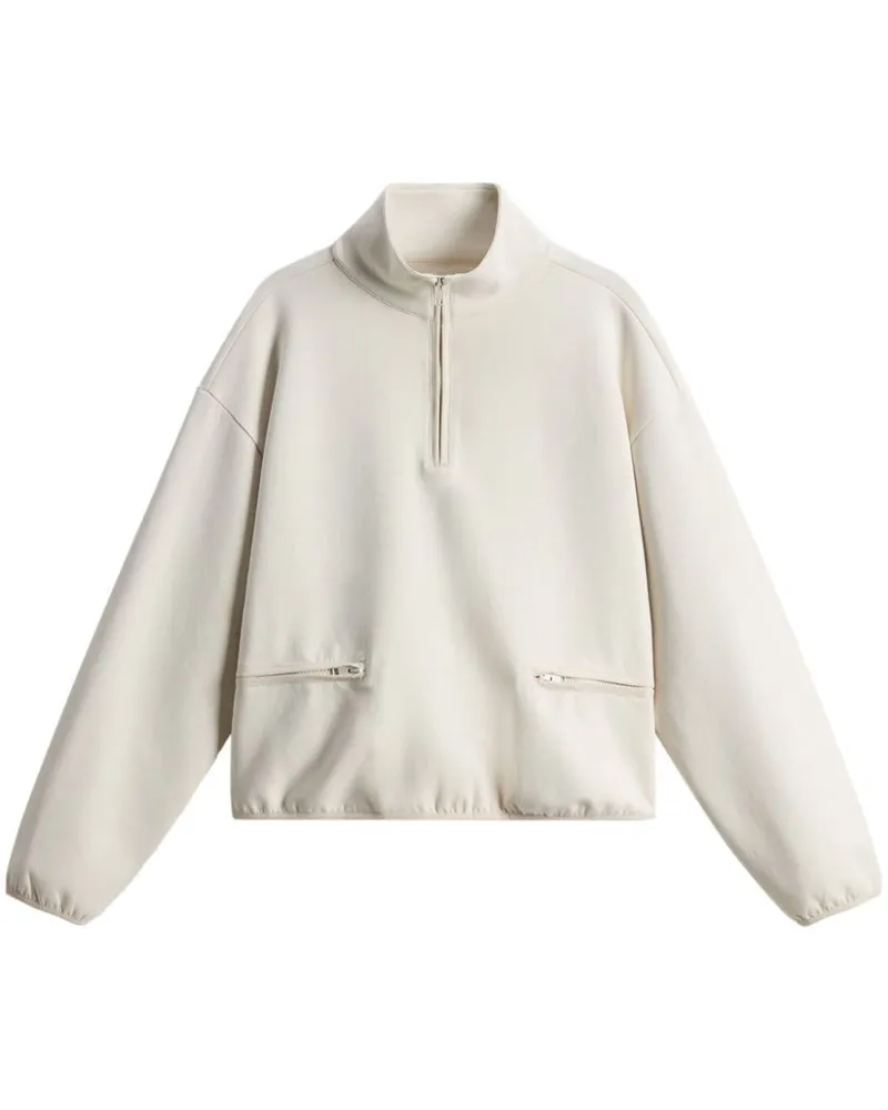 Woolrich Fleecejacke mit Reißverschluss - Nude Nude