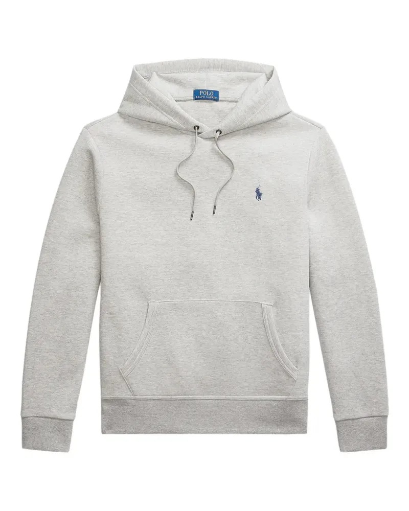 Ralph Lauren logo-embroidered drawstring hoodie - Grau Grau