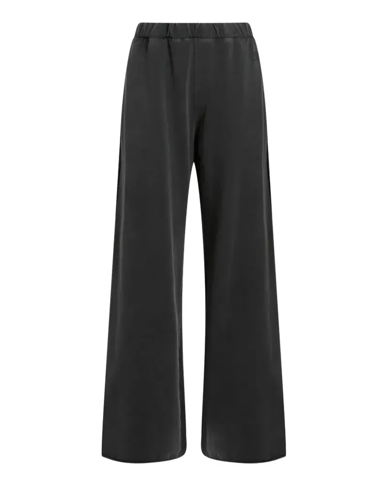 Moschino wide-leg cotton track pants - Schwarz Schwarz