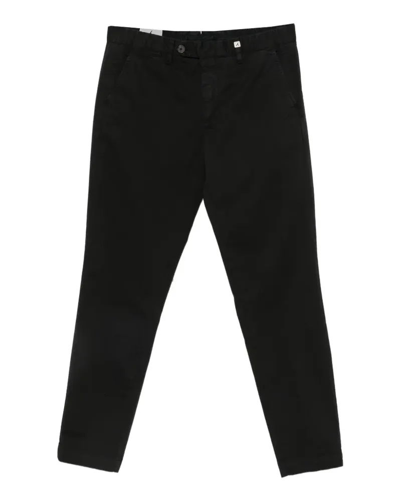 MYTHS Chino mit geradem Bein - Schwarz Schwarz