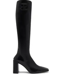 Courrèges Heritage Naplack Stiefel 70mm Schwarz