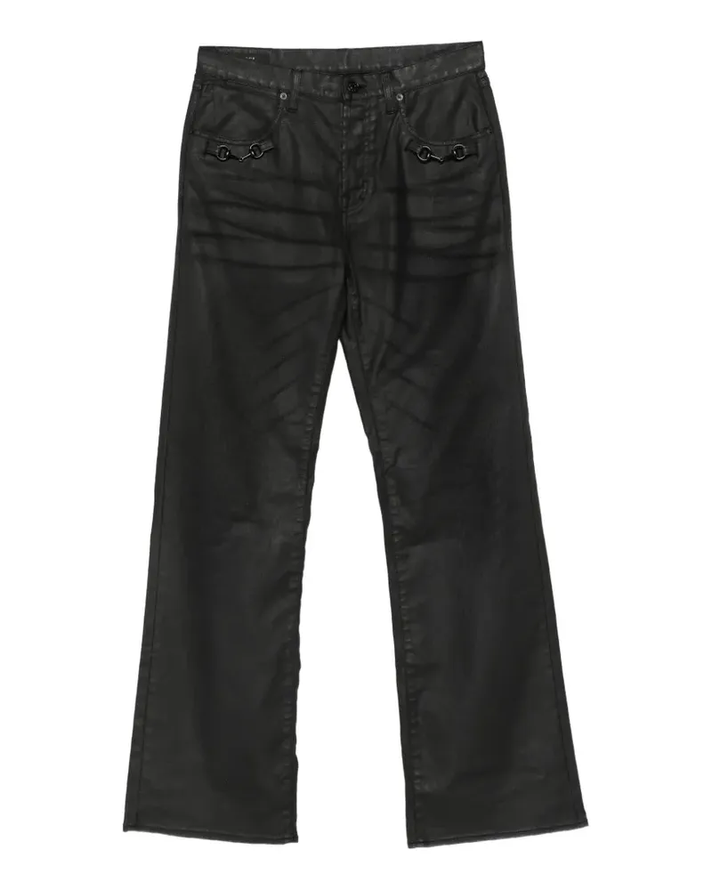Gucci Horsebit coated jeans - Schwarz Schwarz