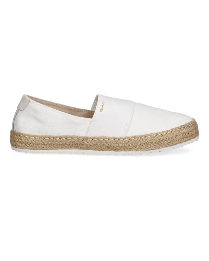 Gant braided-sole slip-on espadrilles - Weiß Weiß