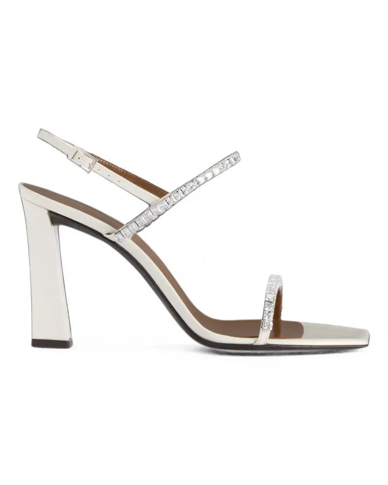 Giuseppe Zanotti Valentiine Crystal Sandalen mit Strass - Weiß Weiß