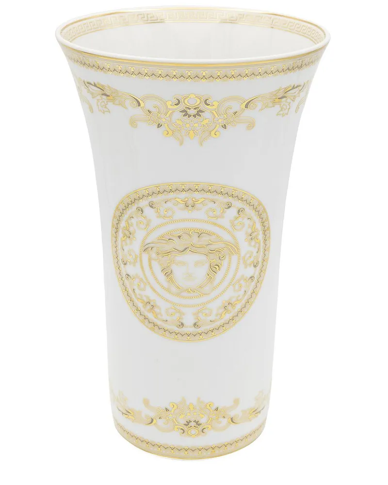 Versace x Rosenthal Medusa Gala Vase Weiß