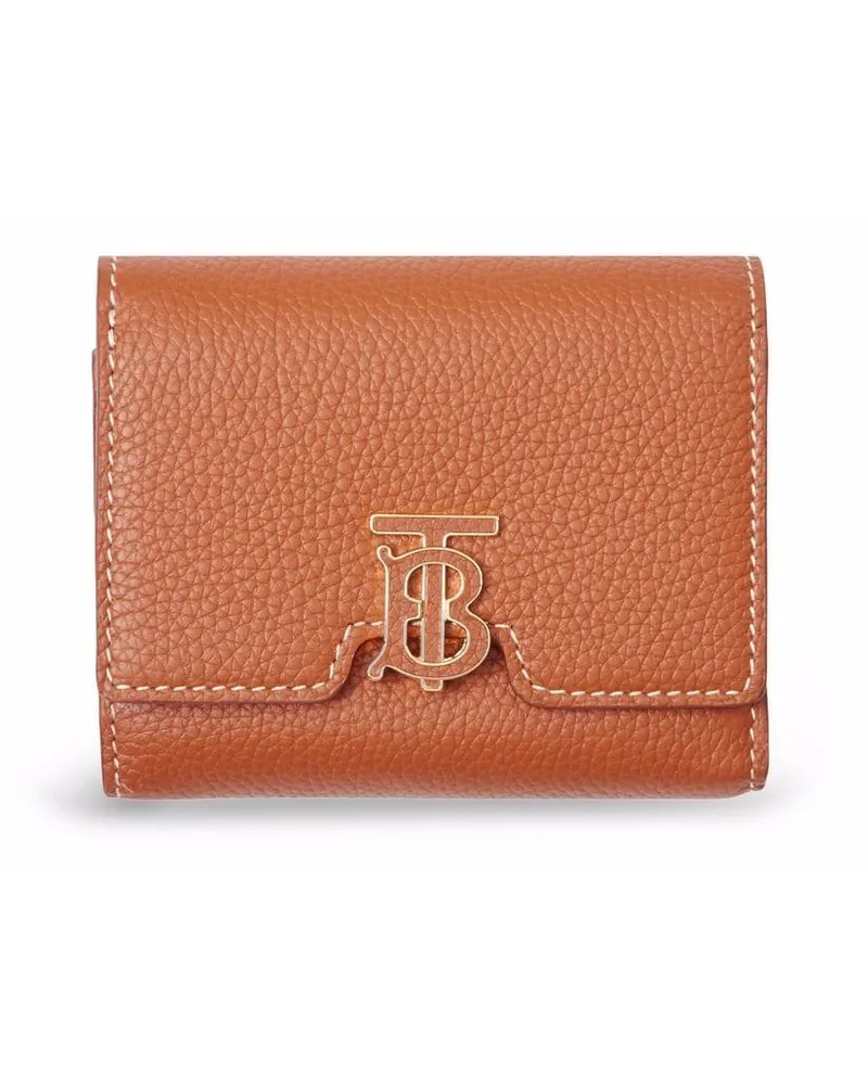 Burberry Portemonnaie mit Monogramm Braun