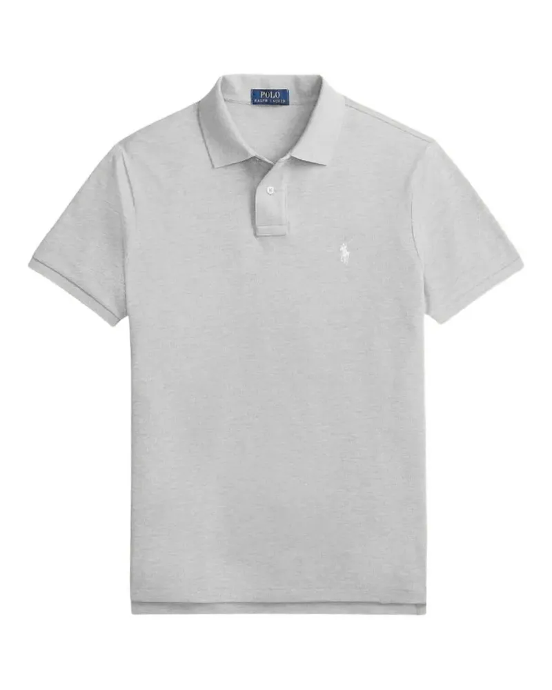 Ralph Lauren Mesh-Poloshirt mit Logo-Stickerei - Grau Grau