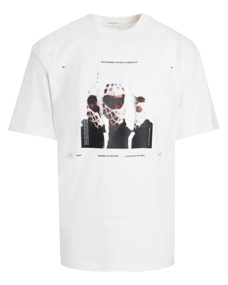 IH NOM UH NIT T-Shirt mit grafischem Print - Weiß Weiß