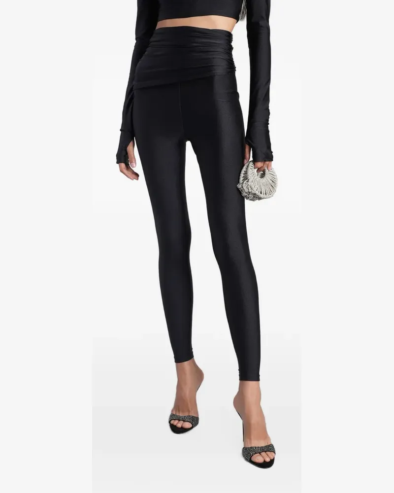 ANDAMANE Vicky ruched-waistband leggings - Schwarz Schwarz