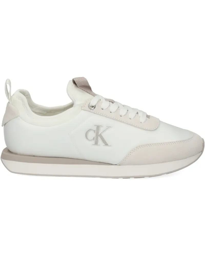 Calvin Klein Retro Runner Sneakers - Weiß Weiß