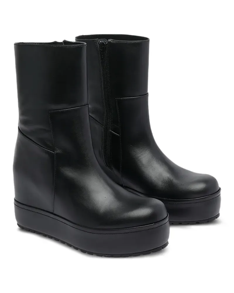 Paloma Barceló Stiefel mit Plateau - Schwarz Schwarz