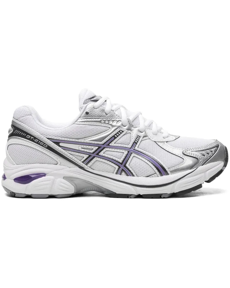 Asics GT-2160 White/Silver/Purple Sneakers Weiß