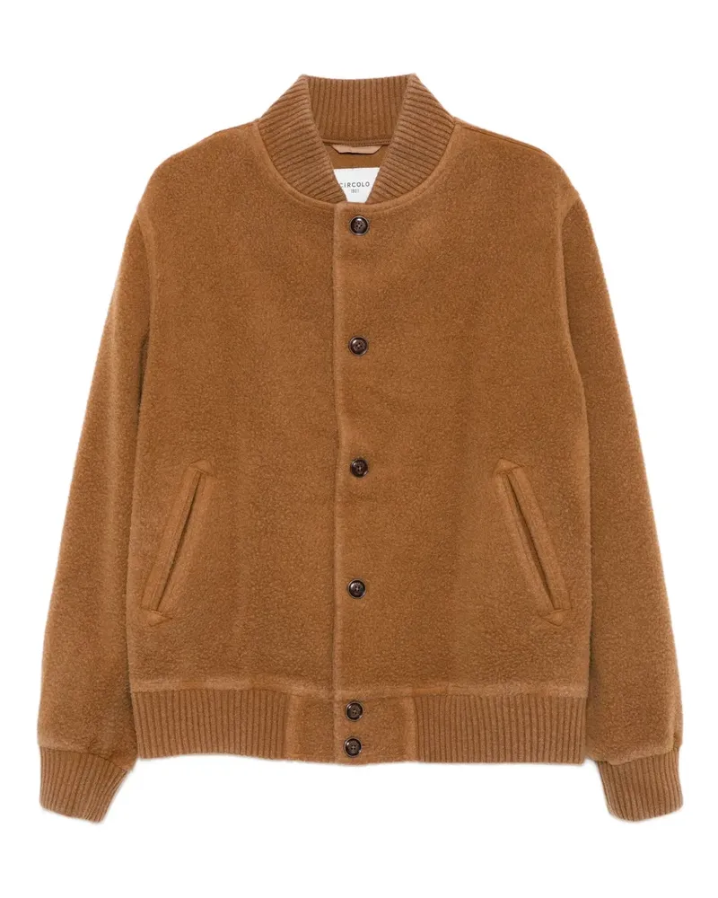 CIRCOLO 1901 Bomberjacke mit Knopfverschluss - Braun Braun