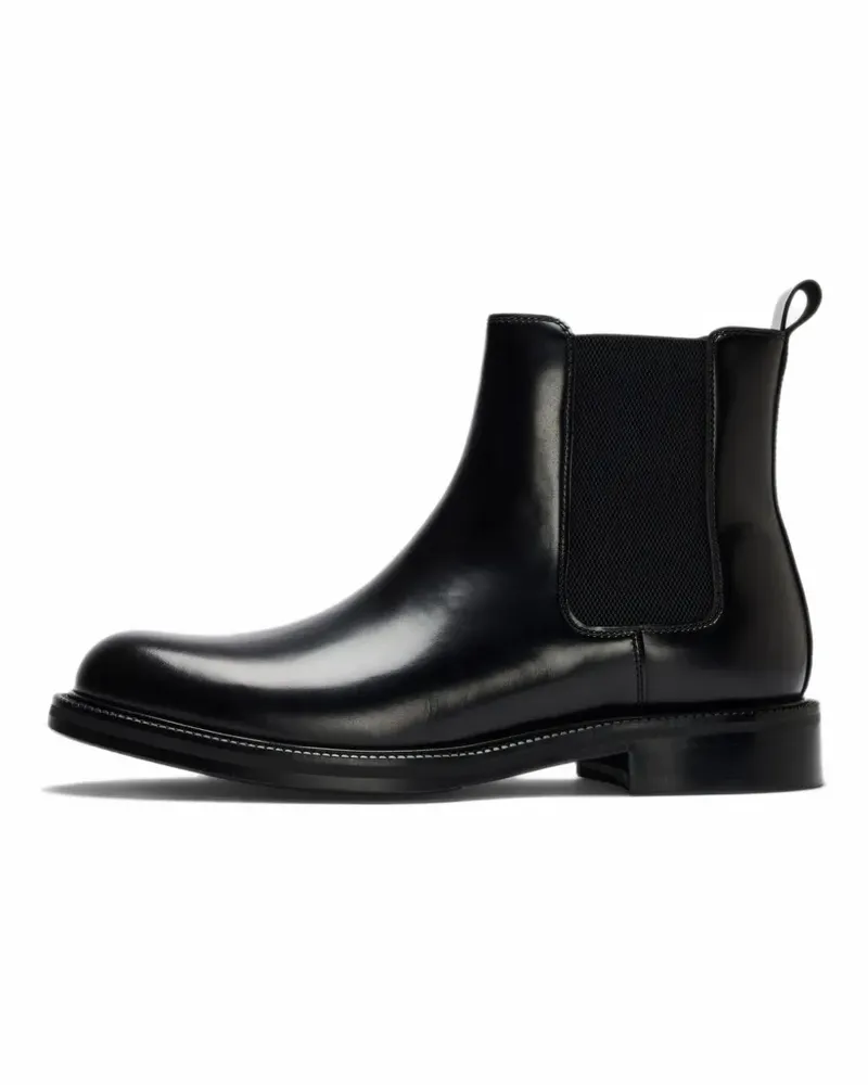 Selected Bobby leather Chelsea boots - Schwarz Schwarz