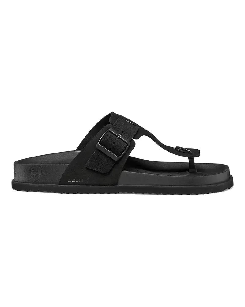 Geox buckle-fastening thong sandals - Schwarz Schwarz