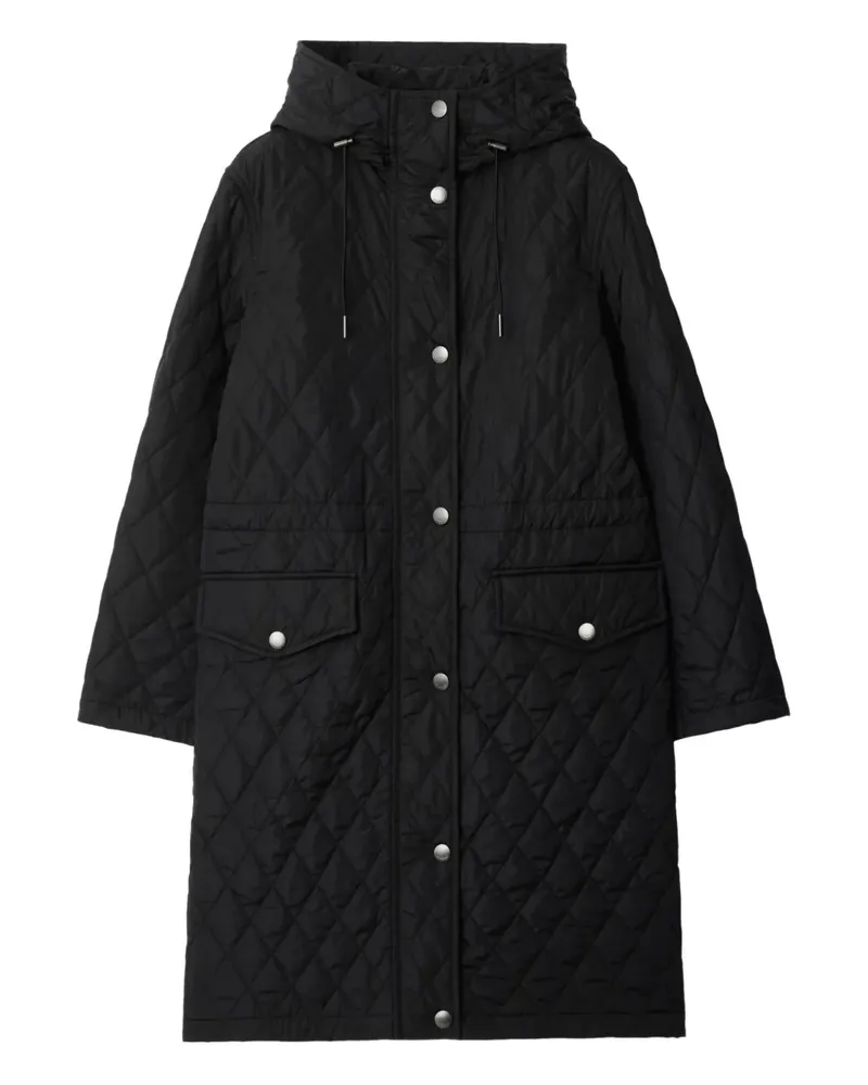 Burberry Gesteppter Parka - Schwarz Schwarz
