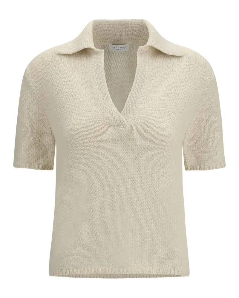 Gabriela Hearst Sohan Oberteil mit V-Ausschnitt - Nude Nude