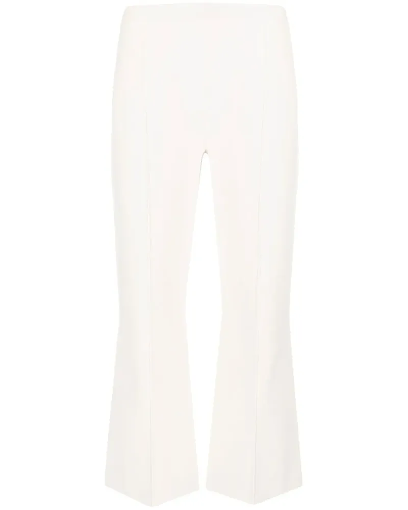 Theory Halbhohe Cropped-Hose - Weiß Weiß