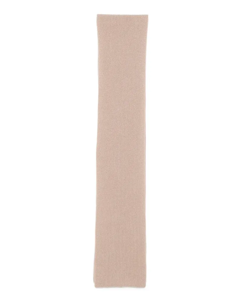 N.Peal Gerippter Kaschmirschal - Nude Nude