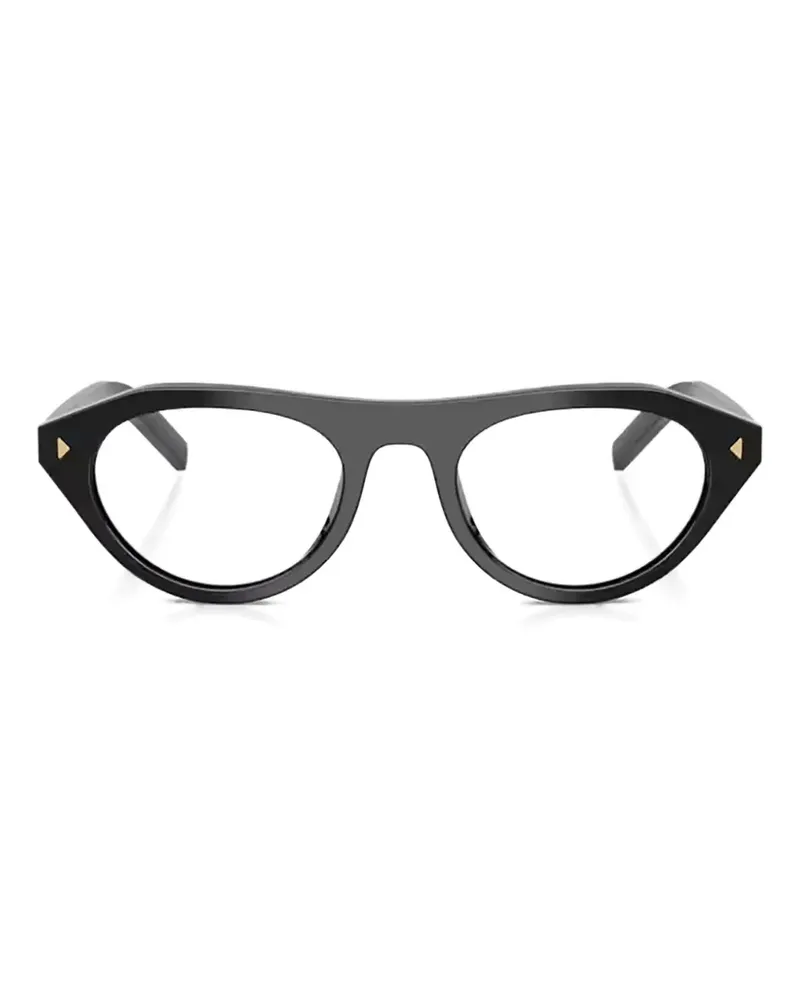 Prada geometric-frame sunglasses - Schwarz Schwarz