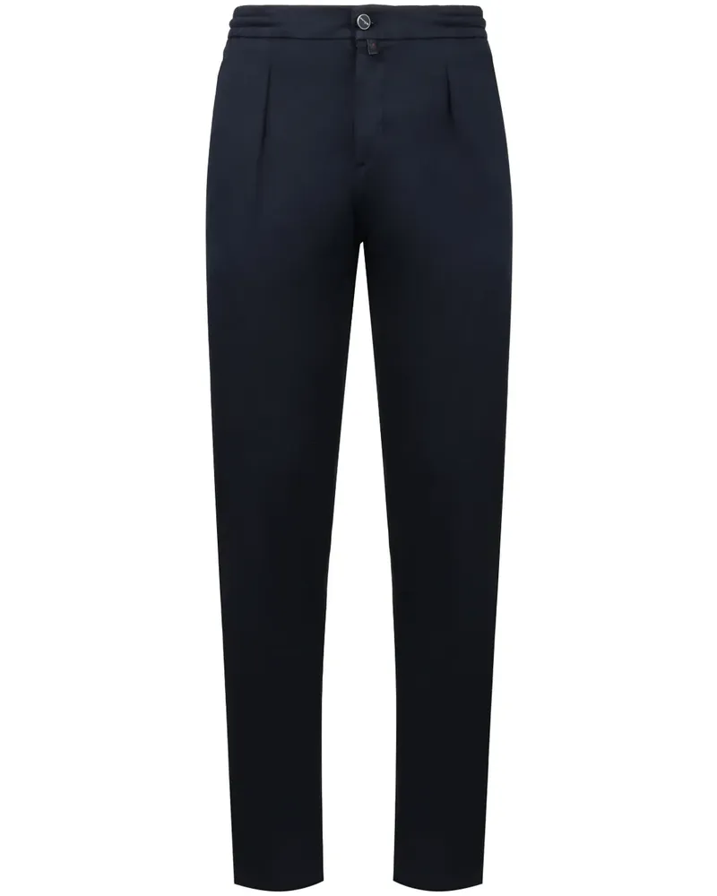 Kiton Klassische Hose - Blau Blau