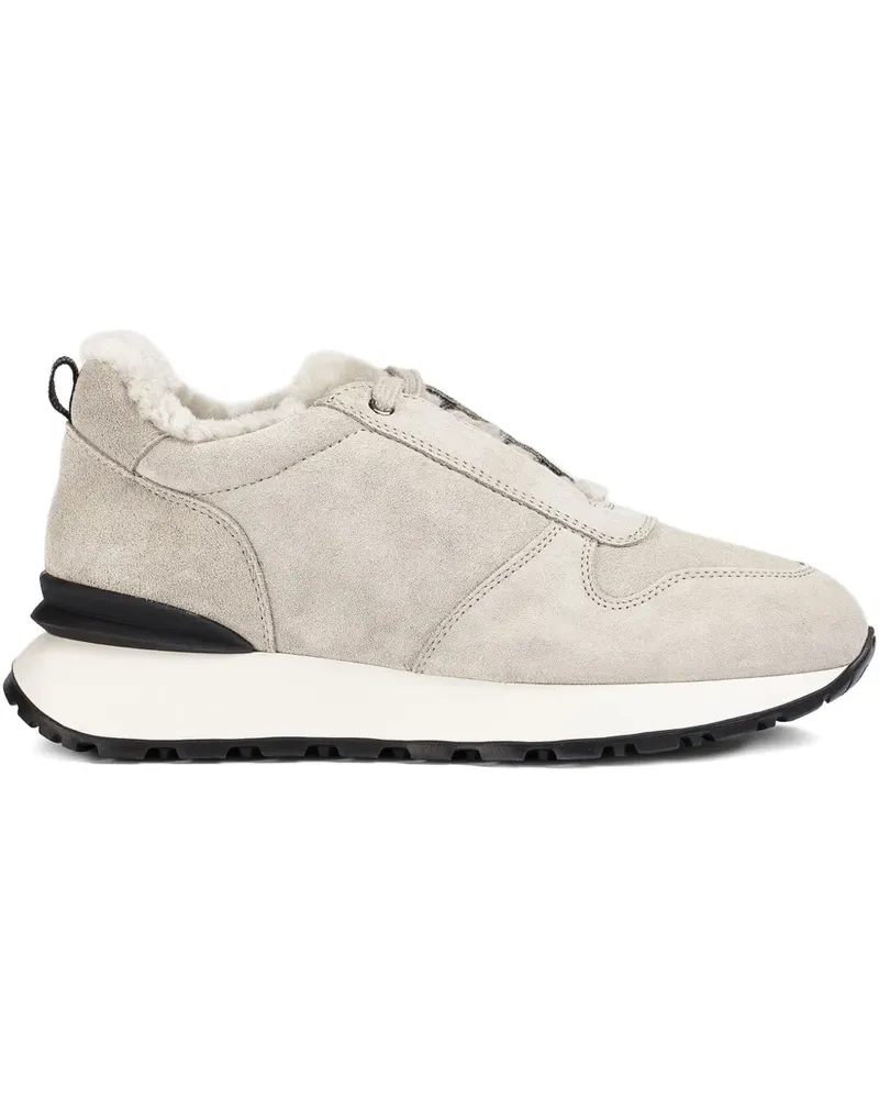Doucal´s lace-up suede sneakers - Grau Grau