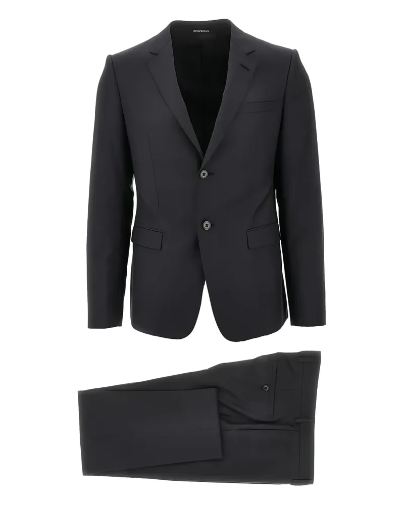 Emporio Armani Einreihiger Anzug - Grau Grau