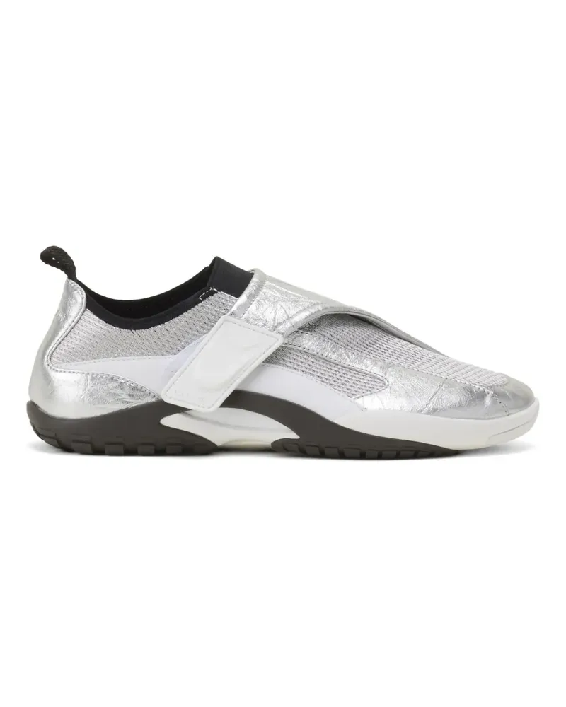 Lanvin Sneakers mit Metallic-Riemen - Silber Silber