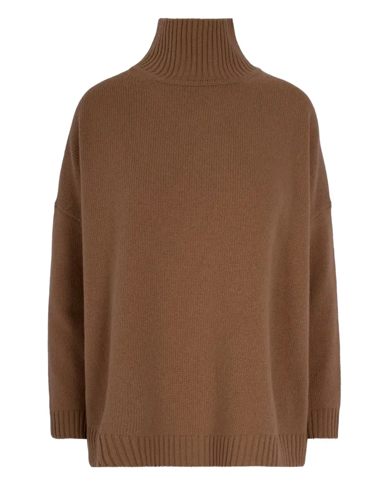 Max Mara Pullover mit Rollkragen - Braun Braun