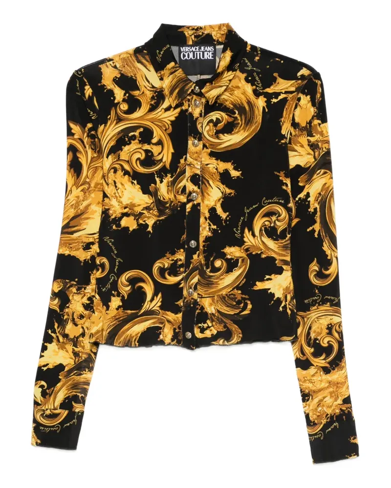 Versace Jeans Barocco-print shirt - Gelb Gelb