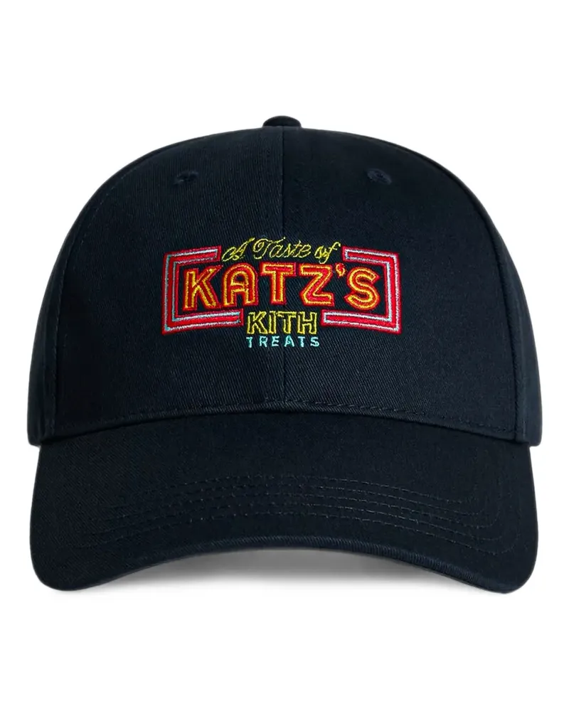KITH x Katz’s Delicatessen logo-embroidered baseball cap - Schwarz Schwarz