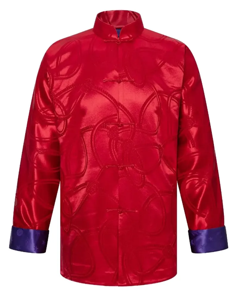 Shanghai Tang Zweifarbige Tang Jacke - Rot Rot