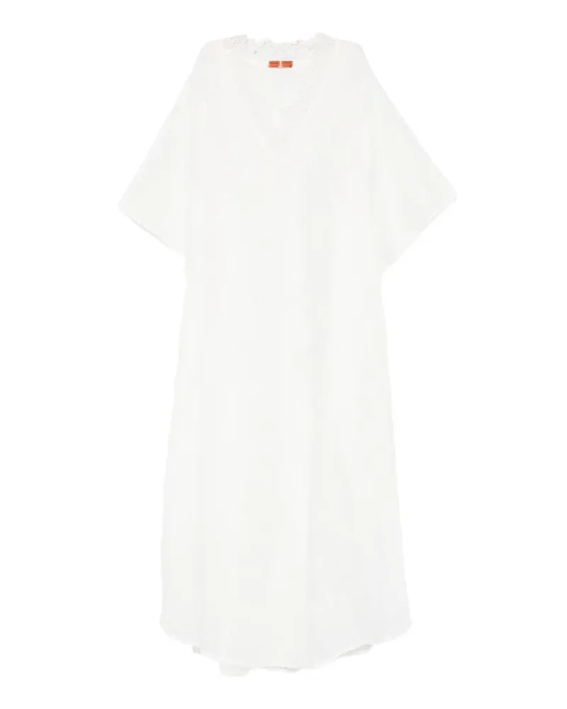 Ermanno Scervino V-neck kaftan - Weiß Weiß