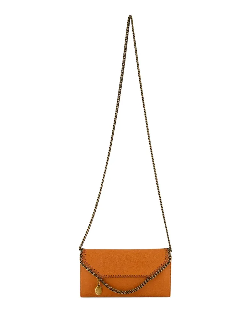 Stella McCartney Falabella chain-link crossbody bag - Orange Orange