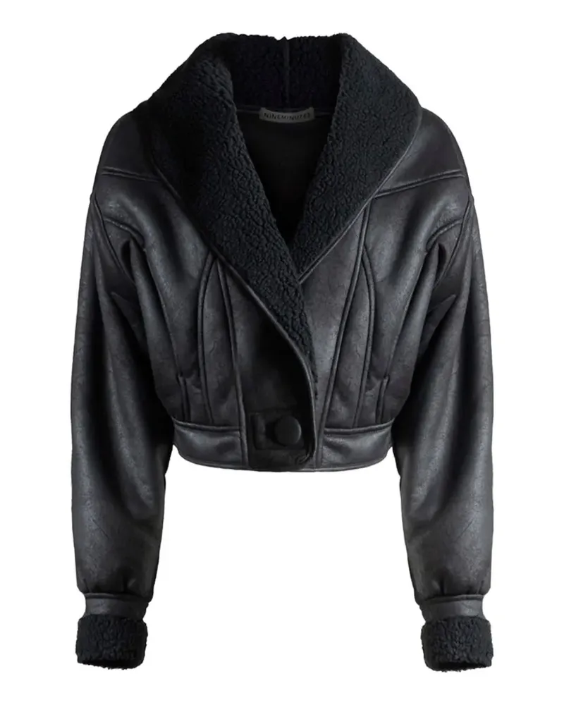 NINEMINUTES The Mini Jacke - Schwarz Schwarz