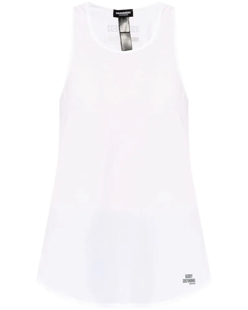 Dsquared2 Schulterfreies Top - Weiß Weiß