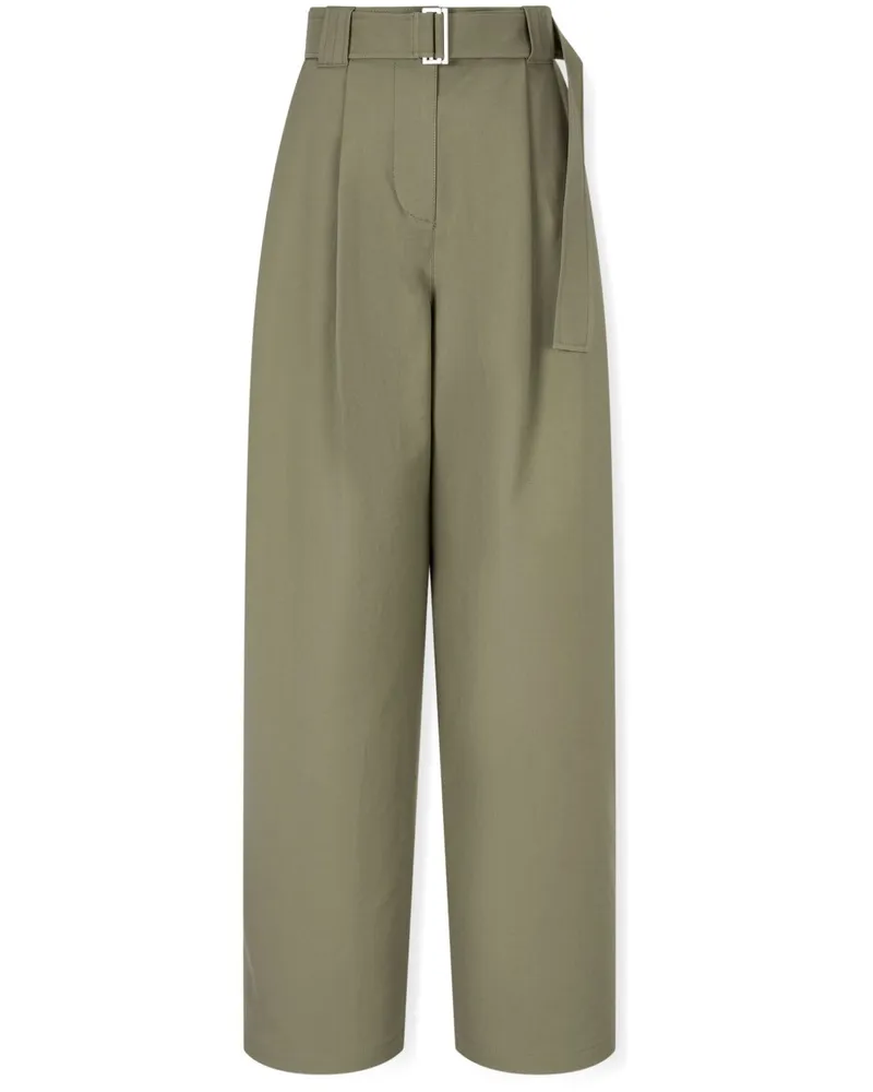 STUDIO TOMBOY Hose mit Gürtel - Grün Grün