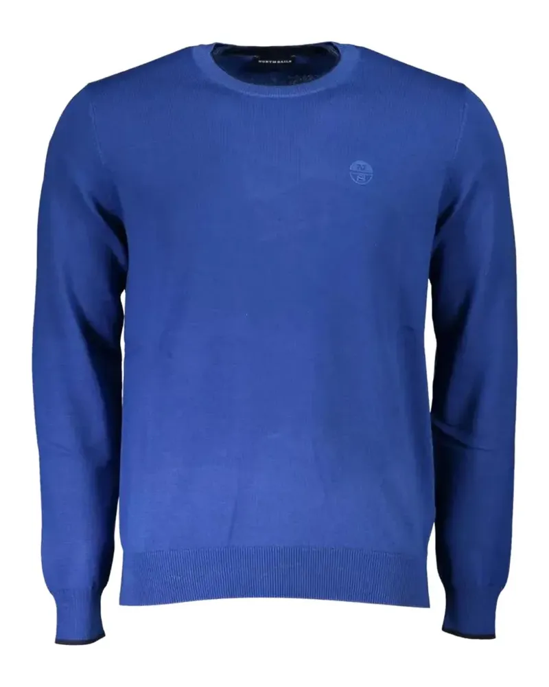 North Sails logo-embroidered sweater - Blau Blau