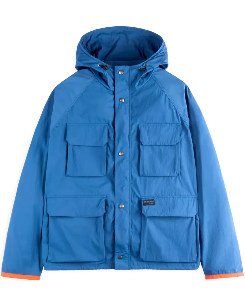 Fay Fisherman Windbreaker - Blau Blau