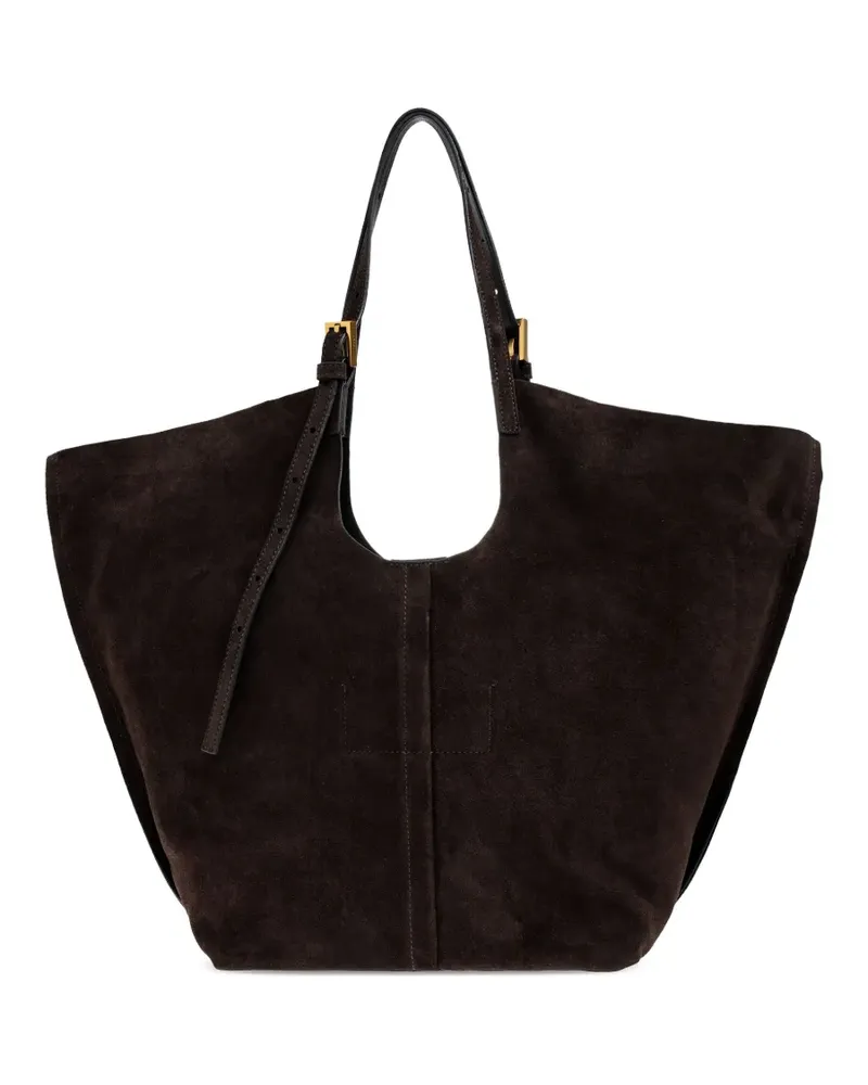 AllSaints Ara Tote Bag aus Wildleder - Braun Braun